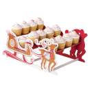 Santas Sleigh Cupcake Stand